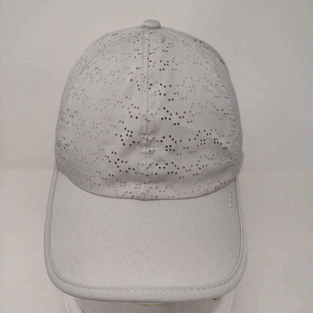Layer Strapback Hat Gray Osfa Adjustable Laser Cu… - image 2